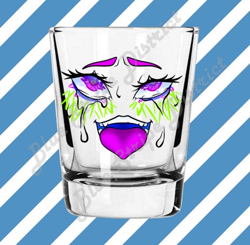 Ecchi Ahegao Shot Glass