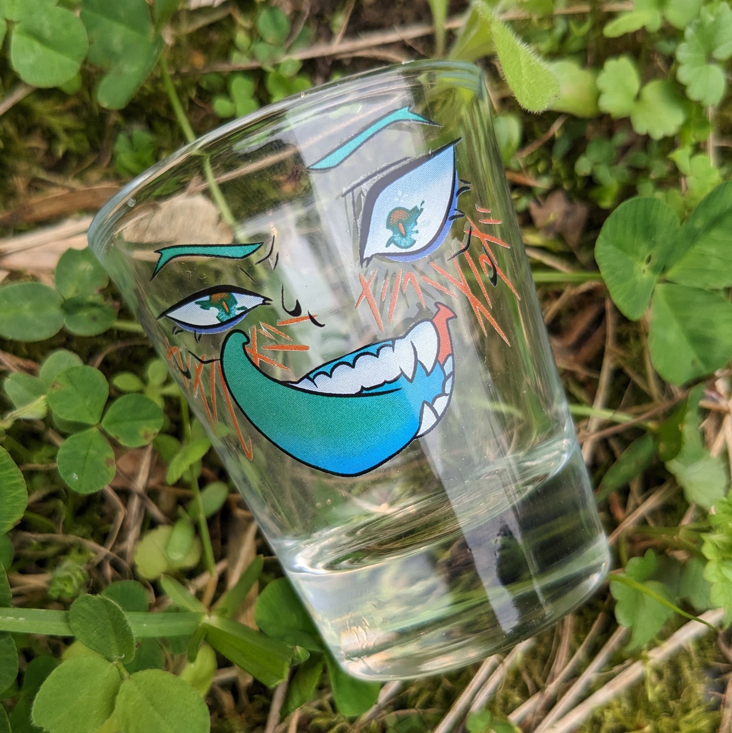 Sinister Ahegao Shot Glass