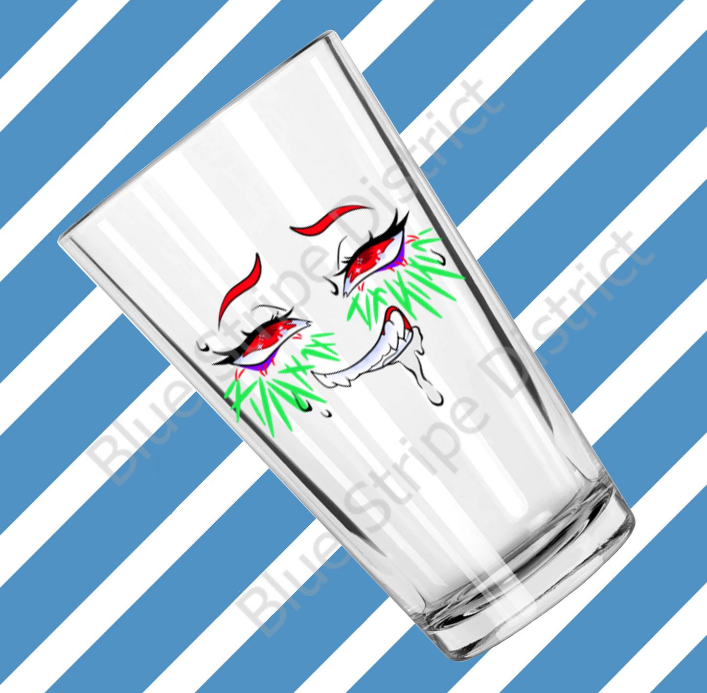 16oz Smugger Ahegao Glass