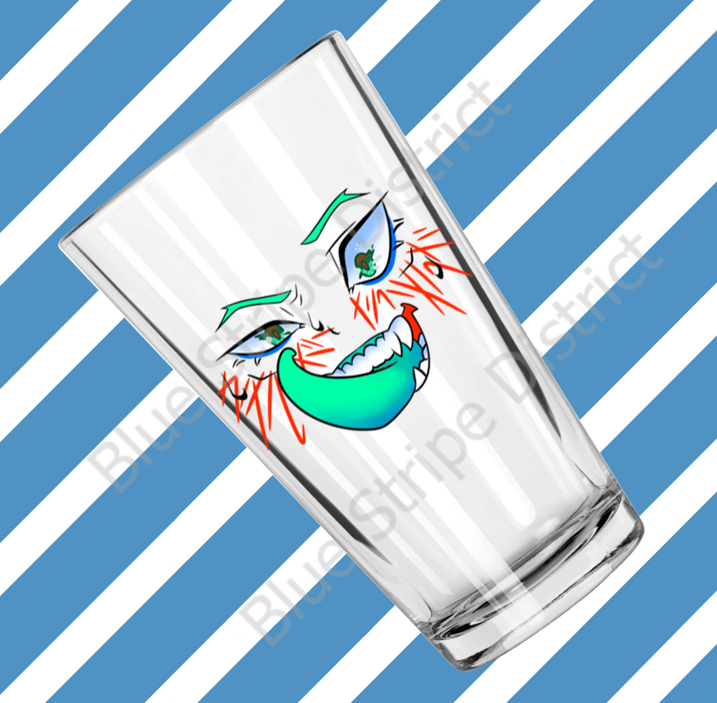 16oz Sinister Ahegao Glass