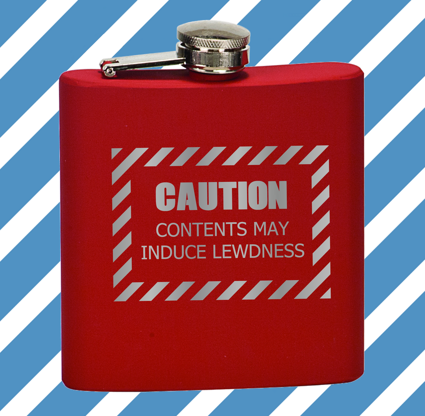Lewd Anime Warning Flask Container