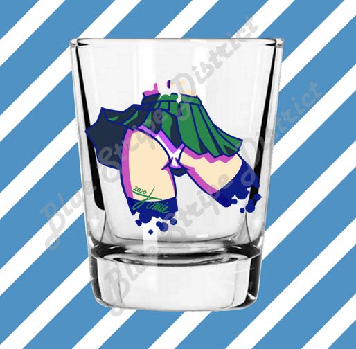 Green Panty Shot Glass