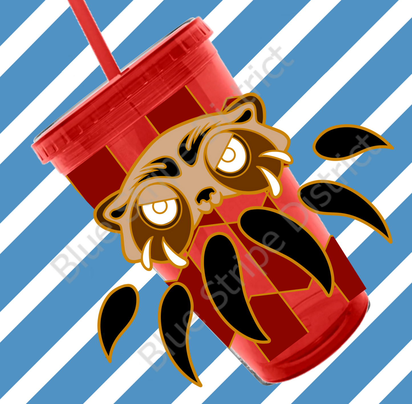 16oz Tanuki Daruma Tumbler