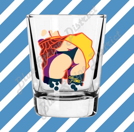 Yellow Panty Shot Glass