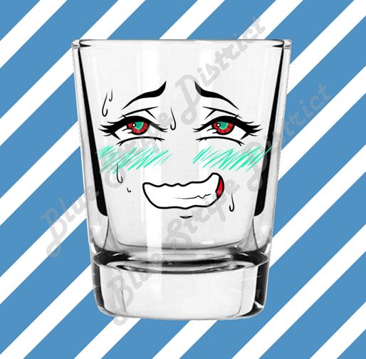 Smugette Ahegao Shot Glass